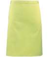 PR151 Colours Mid Length Apron Lime colour image